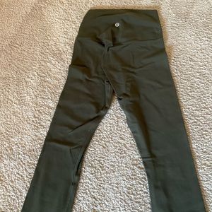 Green lululemon leggings